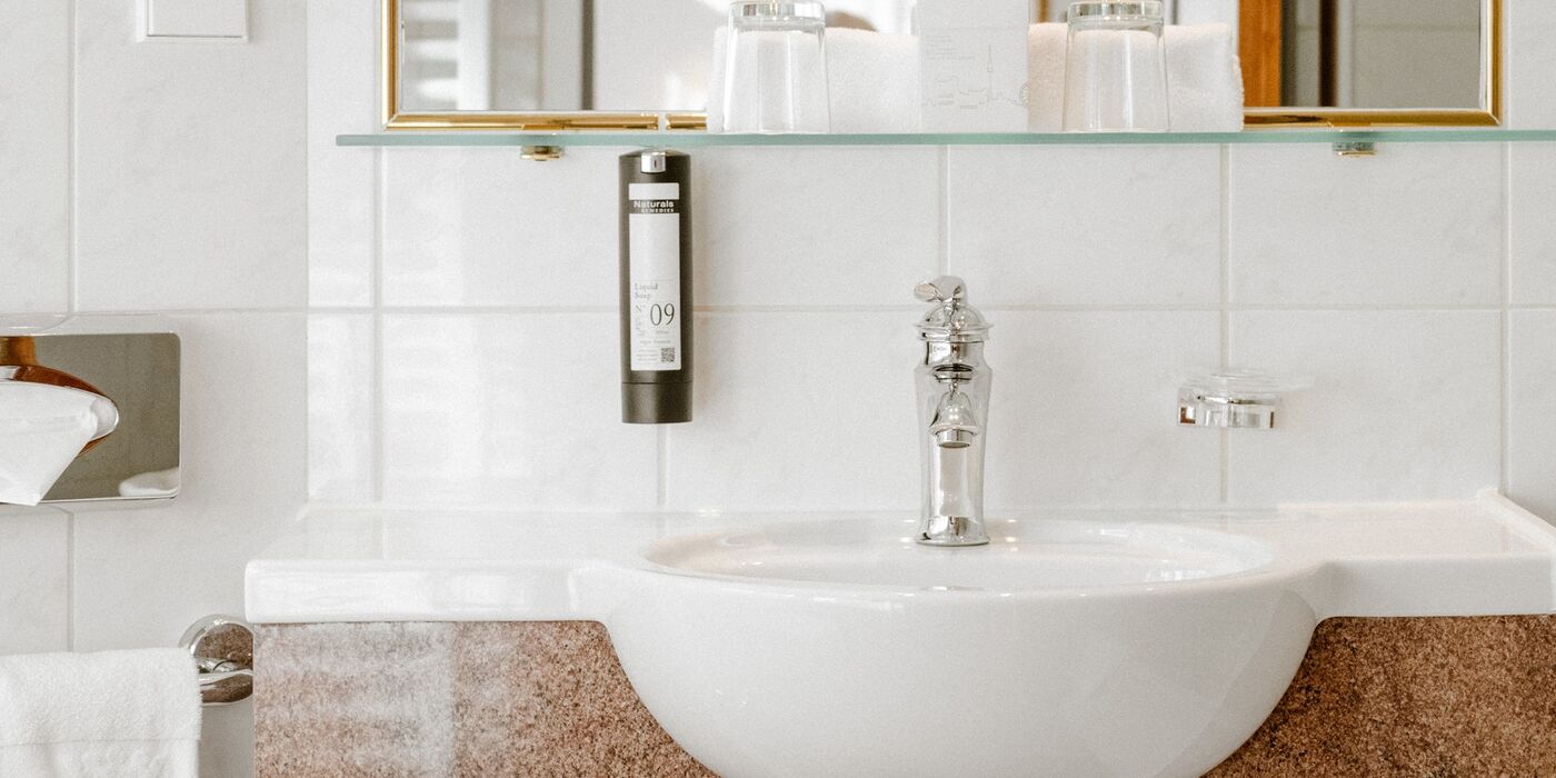 Badezimmer Hotel Stefanie Wien