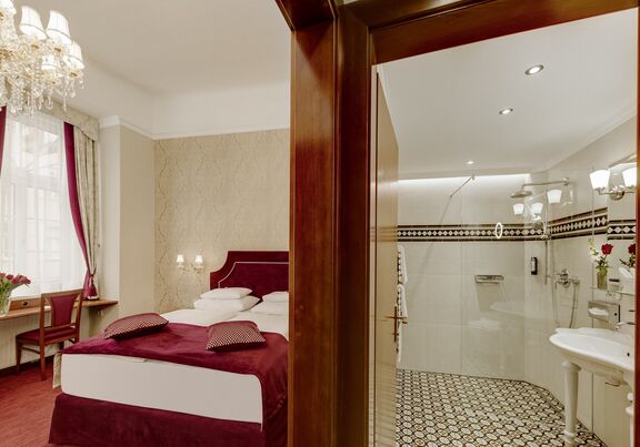 Doppelzimmer Hotel Stefanie Wien