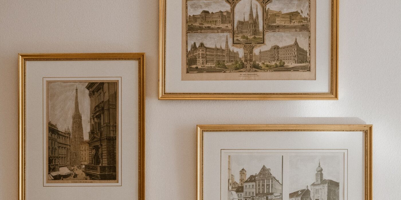 Zimmerdetail im Hotel Stefanie Wien