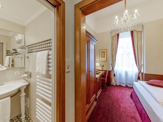 Einzelzimmer Hotel Stefanie Wien