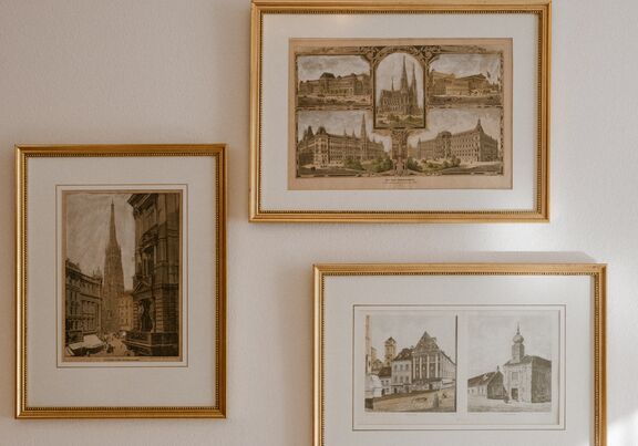 Zimmerdetail im Hotel Stefanie Wien