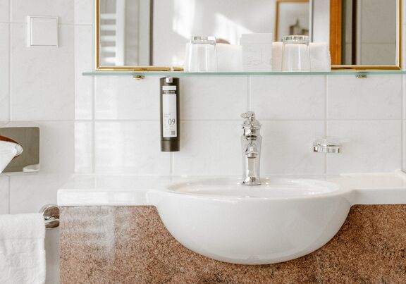 Badezimmer Hotel Stefanie Wien