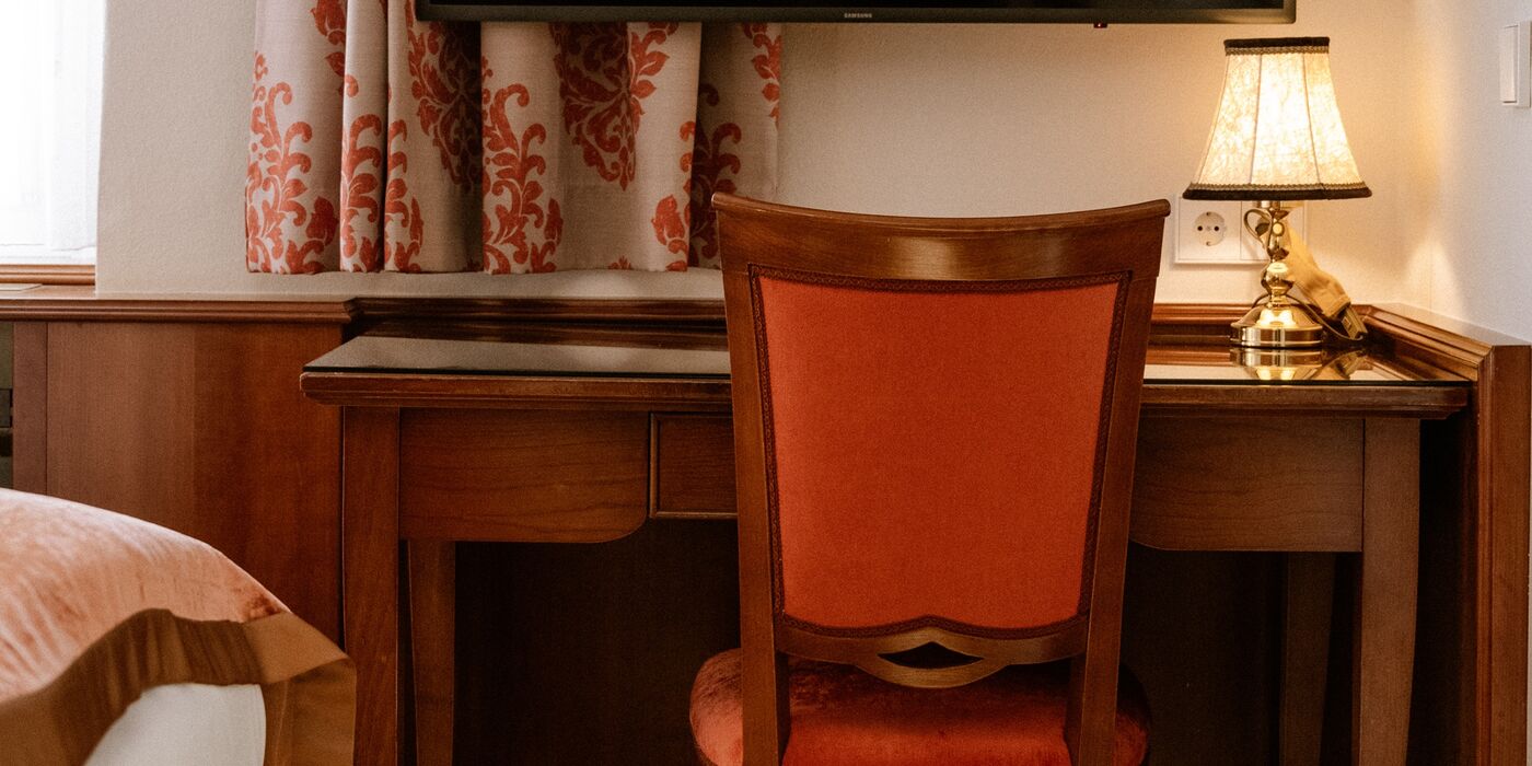 Zimmerdetail im Hotel Stefanie Wien