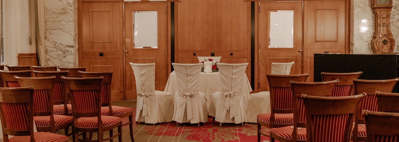 Standesamtliche Trauung im Hotel Stefanie